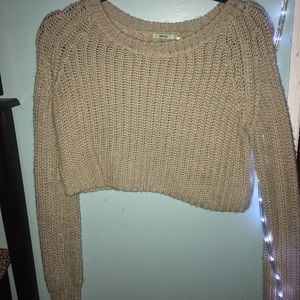 Cropped sweater